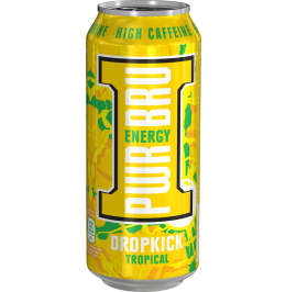 BARRS Pwr Bru Energy Dropkick Tropical Cans
